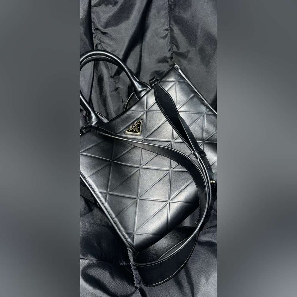 Prada Black Leather Tote